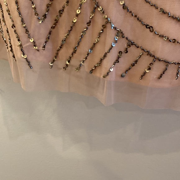 Adrianna Papell | Sequin Floor Length Dress - Picture 3 of 6